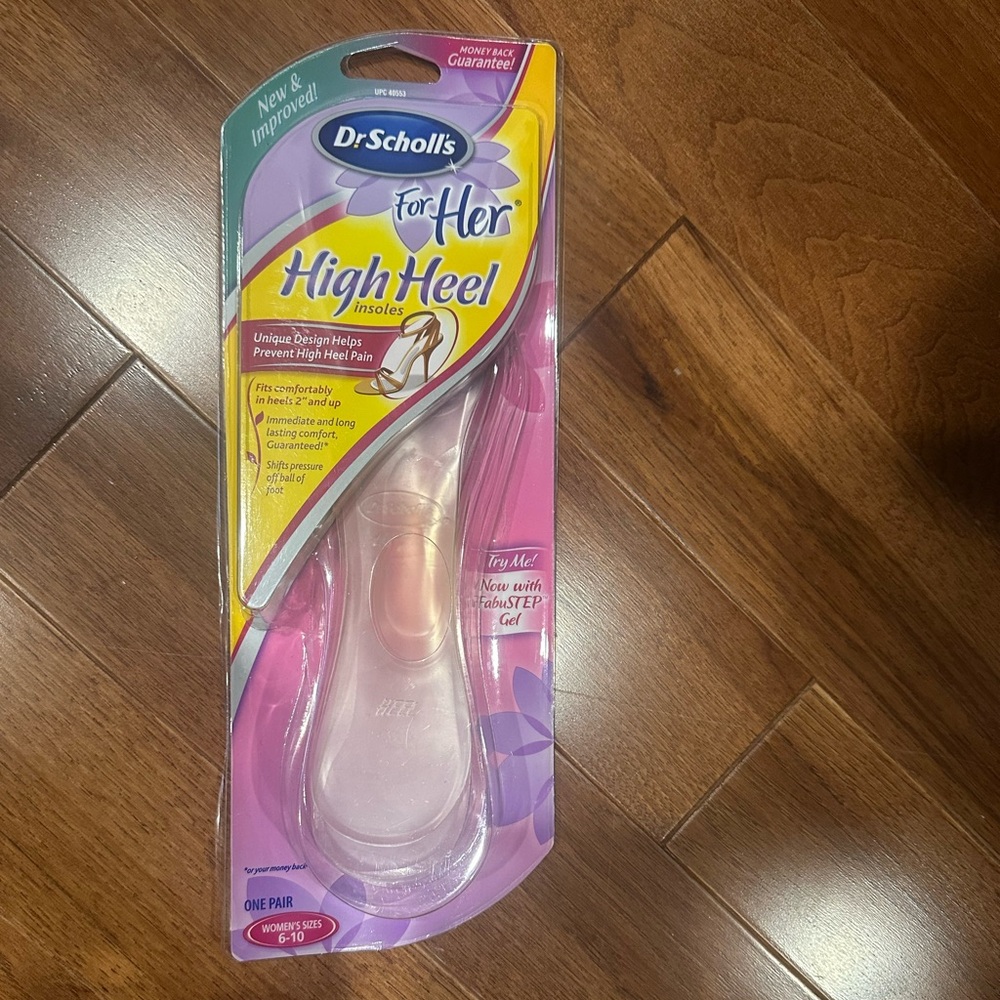 Dr. Scholl's For Her High Heel Insoles - Pink and Purple